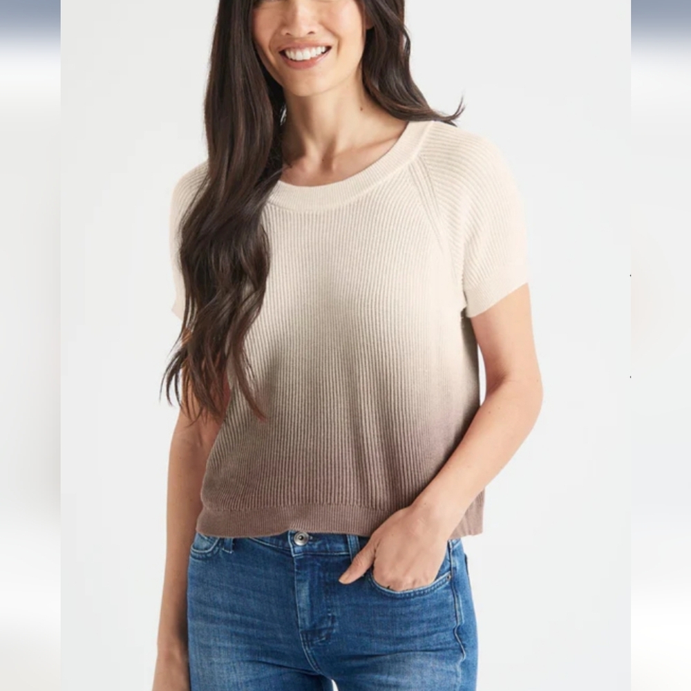 Splendid Della dip dye sweater